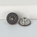 BLN03-17MM Botón perforado cobre