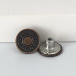 BLN10-17MM Botón plano cobre