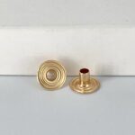 BRJD15MMD Broche cazuela dorado - Imagen 2