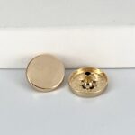 BRJD17MMD Broche cazuela dorado