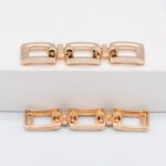 61313 Herraje 3 Eslabones Dorado