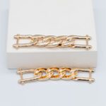 HS90040 Herraje Cadena Eslabones Dorado