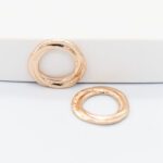 HSF0069 Herraje Circulo Irregular Dorado