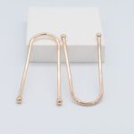 F-A0180 Herraje Pirsin Interno U Dorado